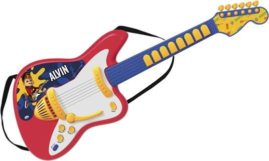 Alvin and The Chipmunks - Chitarra Elettrica con luci8 tasti sul manico con suoni diversi3 diverse modalità di suonobatterie non incluse - 3