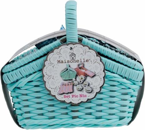 Maisonelle Cestino Set Pic Nic C/Tazzine Porcellana 17 Pz - 3