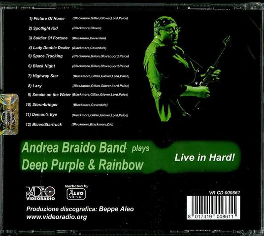 Live in Hard - CD Audio di Andrea Braido (Band) - 2