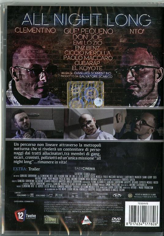 All Night Long (DVD) di Gianluigi Sorrentino - DVD - 2