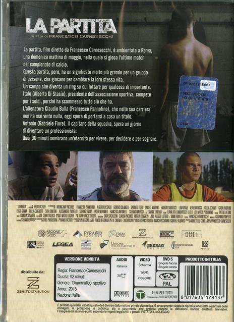 La partita (DVD) di Francesco Carnesecchi - DVD - 2
