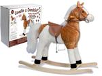 Cavallo a dondolo in peluche