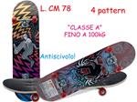 Skateboard 100 Kg Classe A 77 Cm Attacchi Alluminio