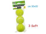 Teo'S. Tennis Ball Soft Serie 3 Pz. Busta