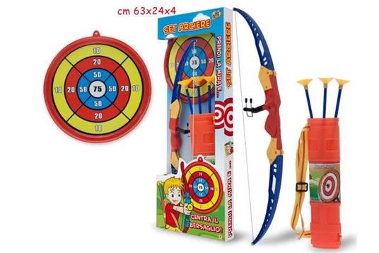 Set Arciere Con Bersaglio E 3 Frecce