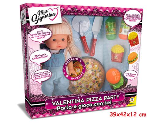 Valentina. Bambola Con Voce Pizza Party