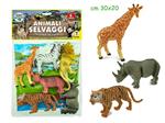 Teorema: Geo Nature. Animali Della Savana 6 Pz Con Mappa In Busta
