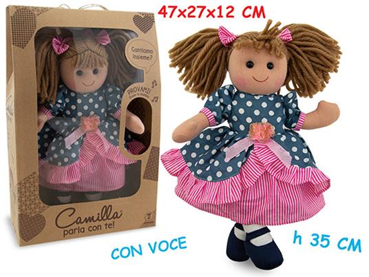 Teorema: Camilla. Bambola In Pezza Girotondo Con Voce 35 Cm. Window Box
