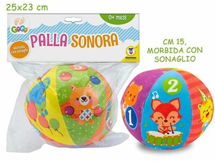 Teorema Prima Infanzia Gogo Palla Morbidosa Con Sonaglio Busta
