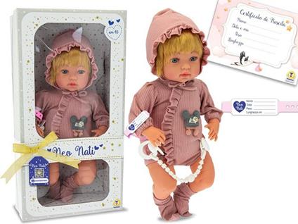 Baby Teo Neo Nati Femminuccia Bambolotto 45 cm