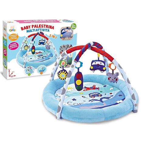 Baby Palestrina 2 In 1 Multiattività Blu Con Accessori  67322