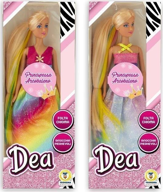 Bambola Principessa Arcobaleno Vendita Unitaria Colore Casuale