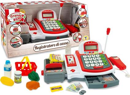 Registratore di Cassa con Scanner e Scontrino Funzionante - 68958