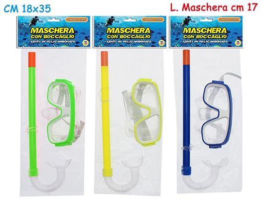 Maschera Con Boccaglio 17x8 Cm (Assortimento)