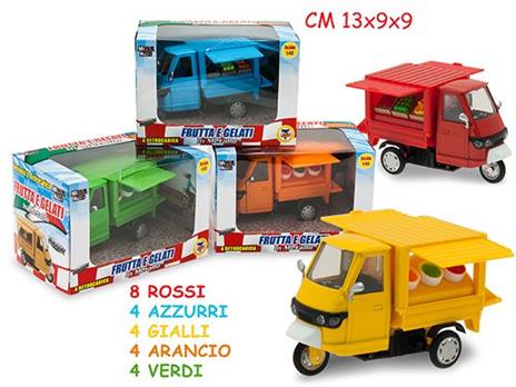 Motocarro Frutta Gelati In Scatola - Window Box