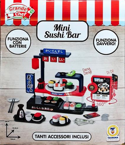 Mini Sushi Bar Con Accessori