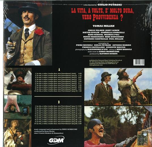 La vita a volte... Vero provvidenza? (Colonna sonora) (180 gr. Picture Disc) - Vinile LP di Ennio Morricone - 2