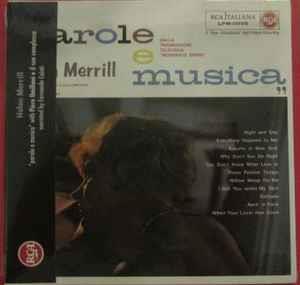 Parole e Musica - CD Audio di Helen Merrill