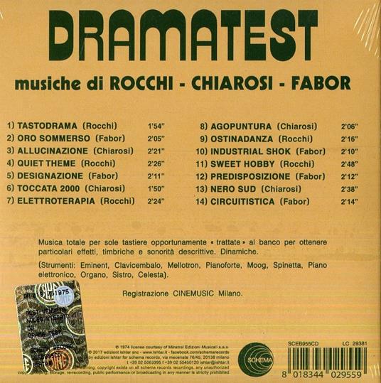 Dramatest - CD Audio di Fabio Fabor,Oscar Rocchi - 2