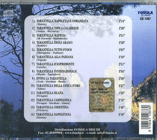 Tarantella amore mio - CD Audio - 2