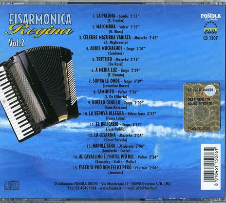 Fisarmonica regina vol.2 - CD Audio - 2