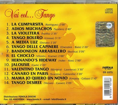 Vai col...tango - CD Audio - 2