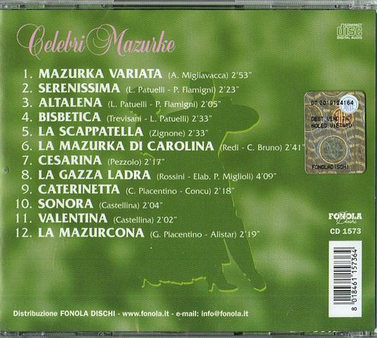 Celebri Mazurke - CD Audio - 2