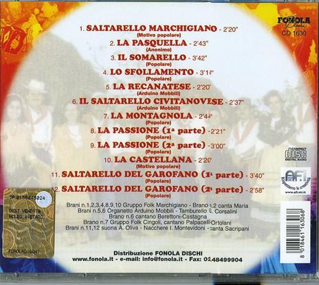 Il Vero Saltarello Marchigiano - CD Audio - 2