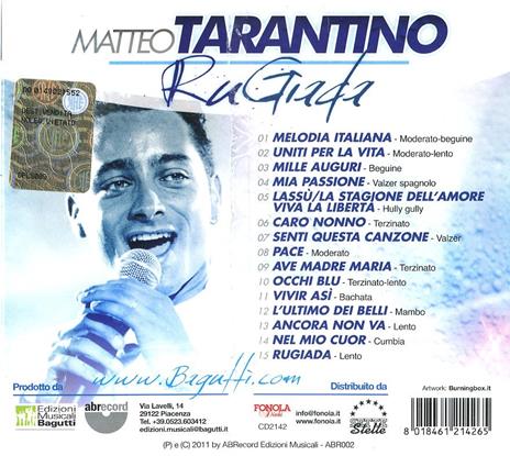 Rugiada - CD Audio di Matteo Tarantino - 2