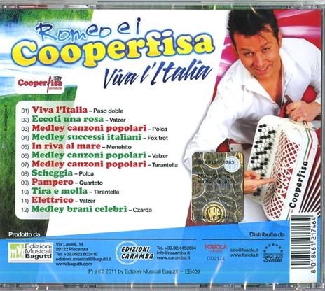 Viva L'italia - CD Audio di Romeo e i Cooperfisa - 2