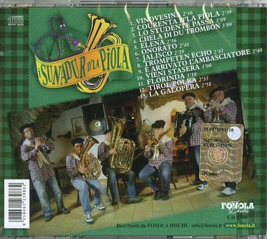 Sunadur D'la Piola vol.1 - CD Audio - 2