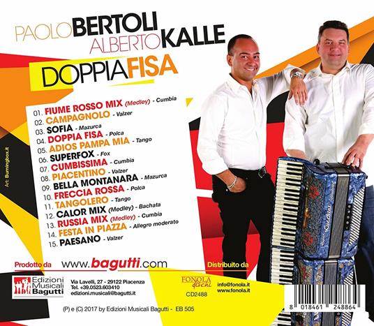 Doppia Fisa - CD Audio di Alberto Kalle,Paolo Bertoli - 2