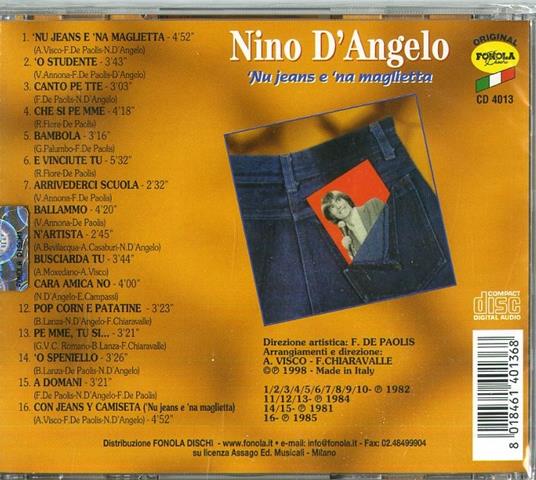 'Nu jeans e 'na maglietta - CD Audio di Nino D'Angelo - 2