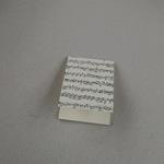 Blocco per appunti Rossi 1931, 50 fogli avorio A6, Spartito musicale Vivaldi - 10,50 x 15 cm