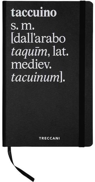 Taccuino Nero, Bianco a Righe Grande