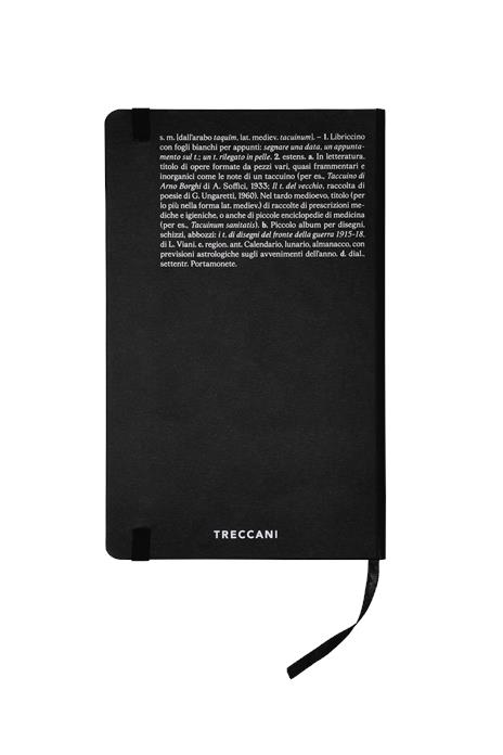 Taccuino Nero, Bianco a Righe Grande - 2