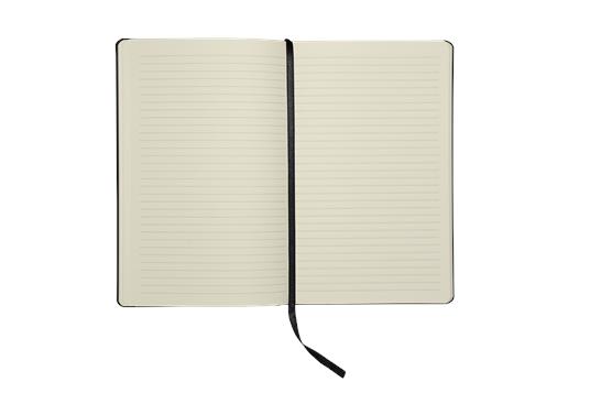 Taccuino Nero, Bianco a Righe Grande - 3