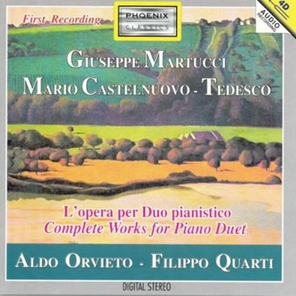 Opere per 2 pianoforti - CD Audio di Giuseppe Martucci