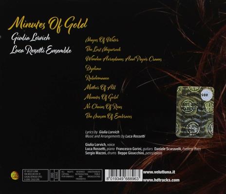 Minutes of Gold - CD Audio di Giulia Lorvich - 2