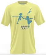 T-Shirt Unisex Tg. M. Conan, Il Ragazzo Del Futuro: Run Yellow