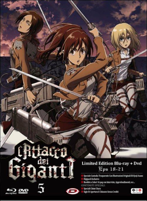L' attacco dei giganti. Vol 5 (DVD + Blu-ray) di Tetsuro Araki