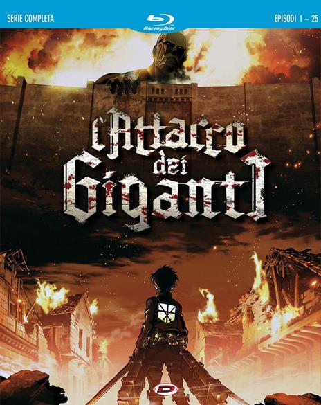 L' attacco dei giganti. Serie completa (4 Blu-ray) di Tetsuro Araki - Blu-ray