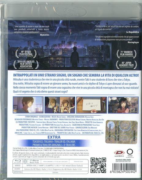 Your Name. (Blu-ray) di Makoto Shinkai - Blu-ray - 2