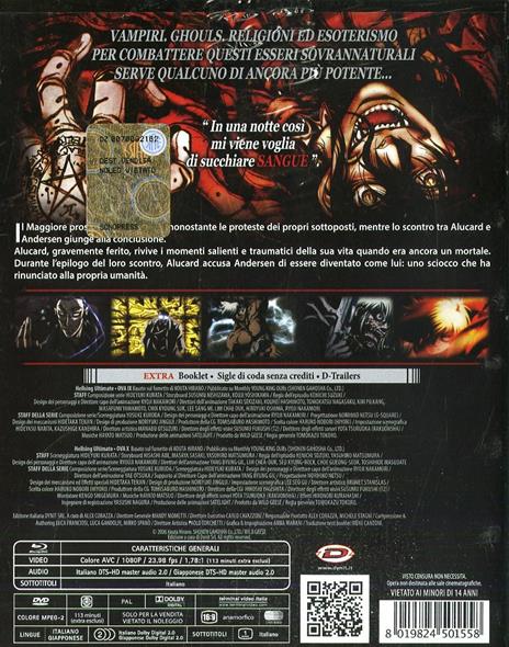 Hellsing Ultimate Vol. 05 Ova 9-10 (DVD + Blu-ray) di Tomokazu Tokoro - DVD + Blu-ray - 2