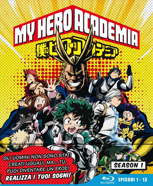 My Hero Academia - Season 01 Eps. 01-13. Limited Edition (3 Blu-ray) di Kenji Nagasaki - Blu-ray
