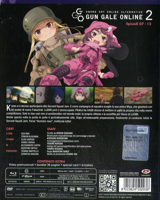 Sword Art Online Alternative Gun Gale Online #02 (Eps.07-12). Limited Edition (DVD + Blu-ray) di Masayuki Sakoi - Blu-ray - 2