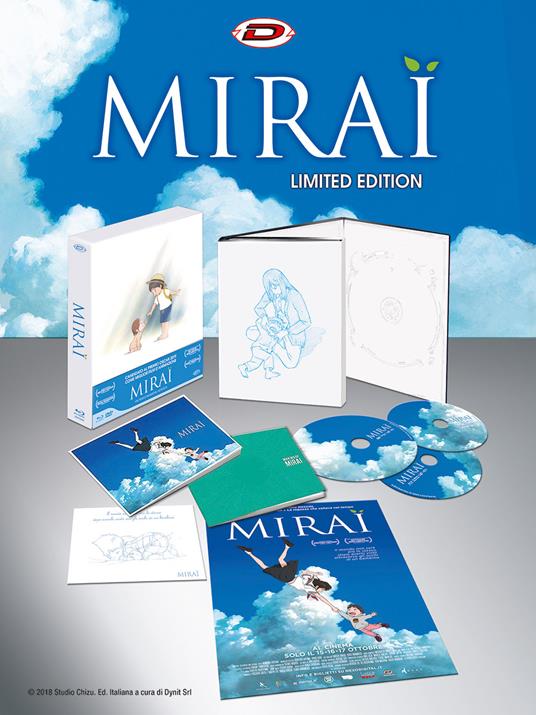 Mirai. Limited Edition Digipack Box (DVD + 2 Blu-Ray) di Mamoru Hosoda - DVD + Blu-ray