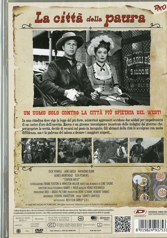 La città della paura di Sidney Lanfield - DVD - 2