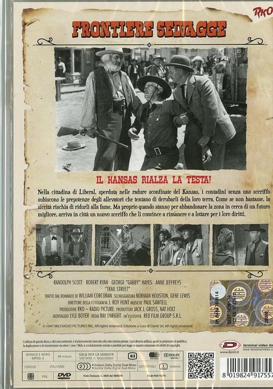 Frontiere selvagge di Ray Enright - DVD - 2