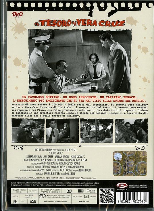 Il tesoro di Vera Cruz di Don Siegel - DVD - 2